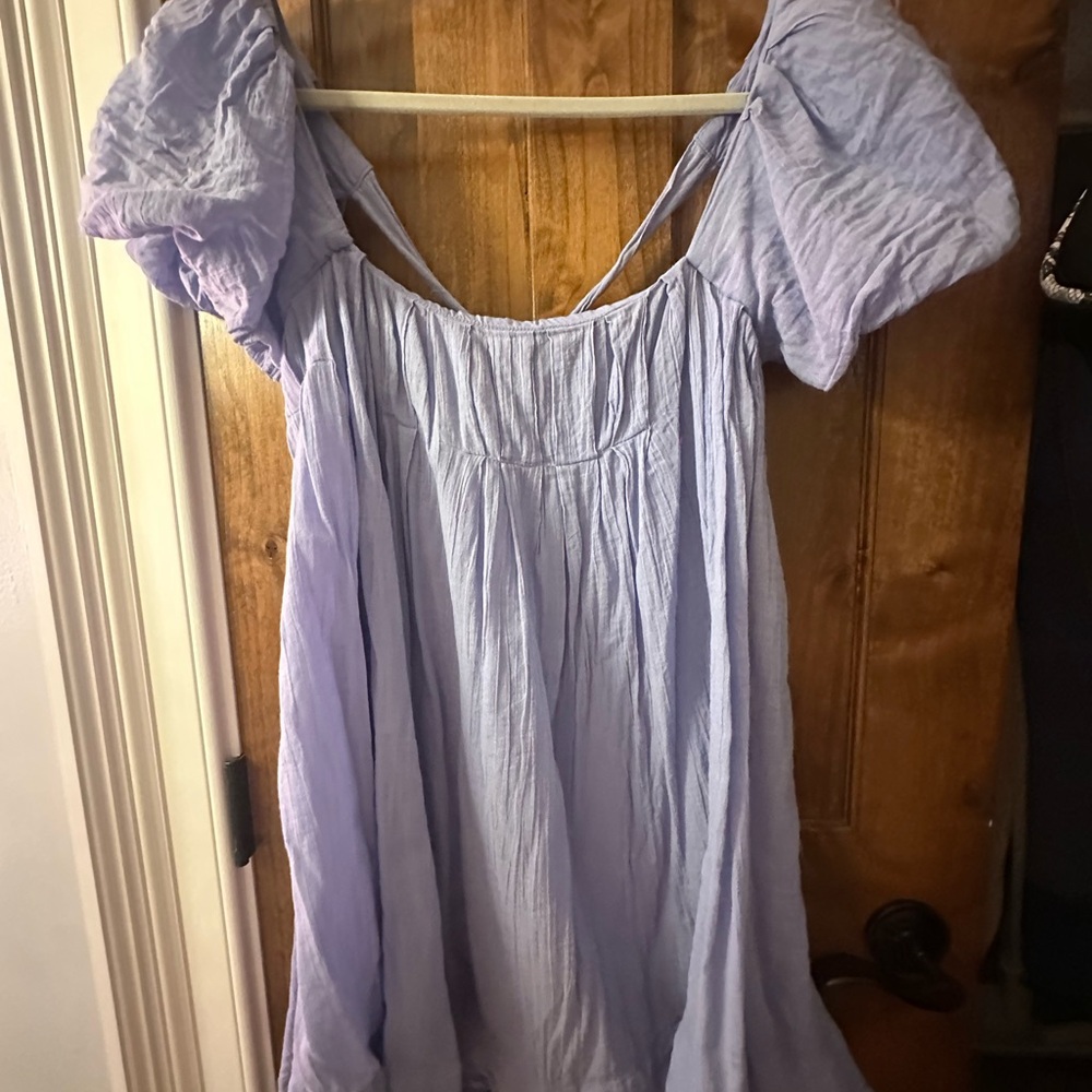 Free People Lavender Mini Dress